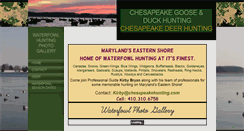 Desktop Screenshot of chesapeakehunting.com